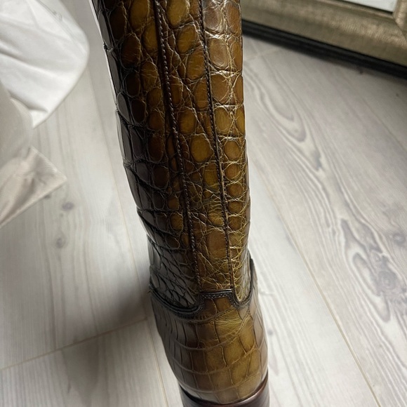 Gucci Alligator leather riding boots 8,5-9 - Picture 4 of 15